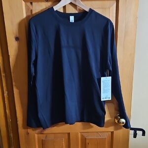 Lululemon Athletica Black Crew Neck Top